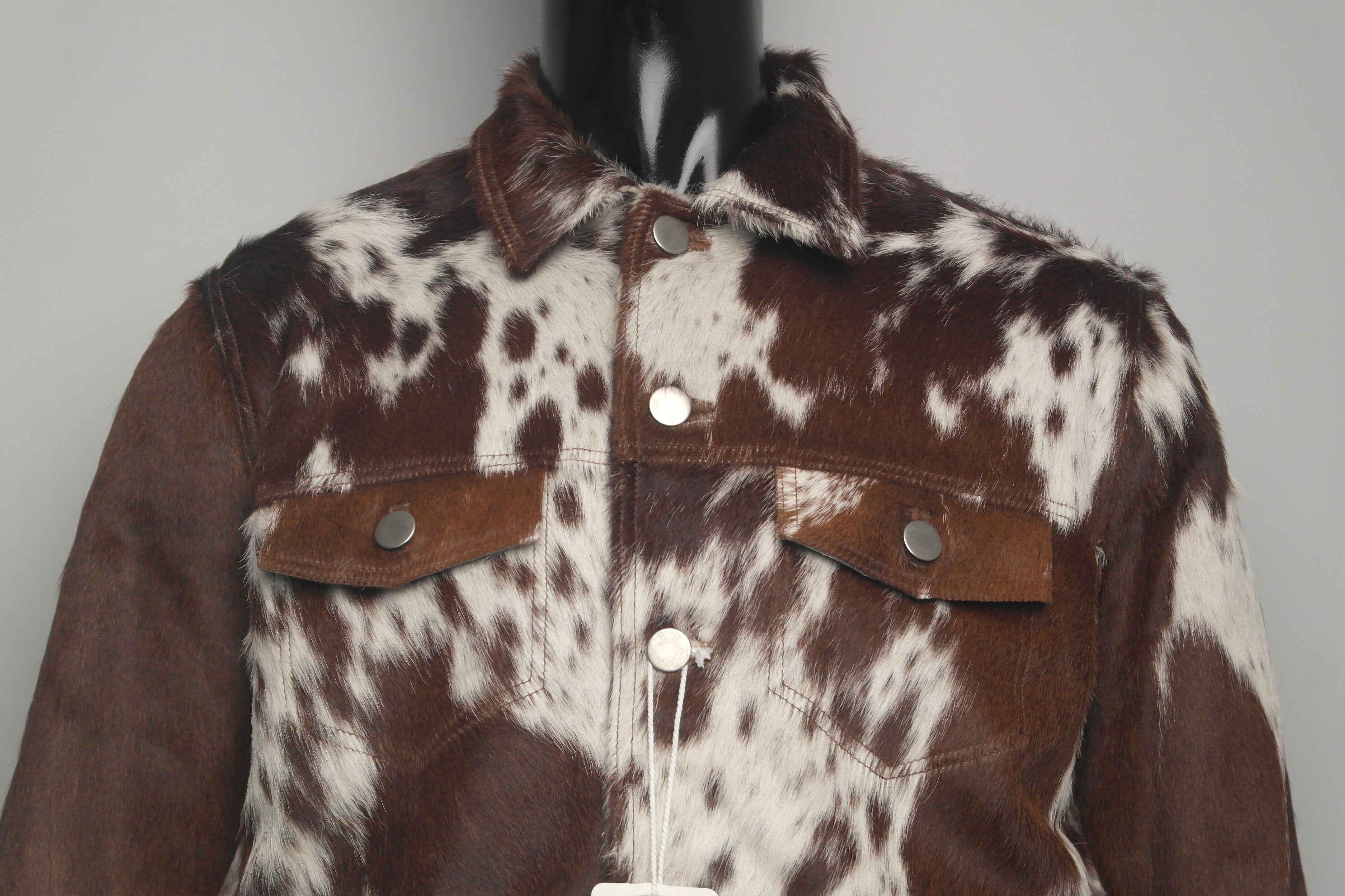 Cowhide Trucker Jacket - Women Leather Outerwear