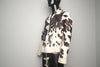 Handcrafted Hair on Hide Jacket - Cowhide Leather, Wild West Style