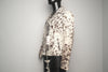 Cowhide Western Style Jacket - Hair on Hide Leather, Unique Cowboy Coat