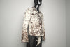 Cowhide Western Style Jacket - Hair on Hide Leather, Unique Cowboy Coat