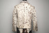 Cowhide Western Style Jacket - Hair on Hide Leather, Unique Cowboy Coat