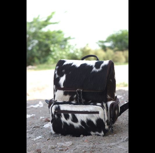 Cowhide Diaper Backpack: Luxury for Everyday Use"