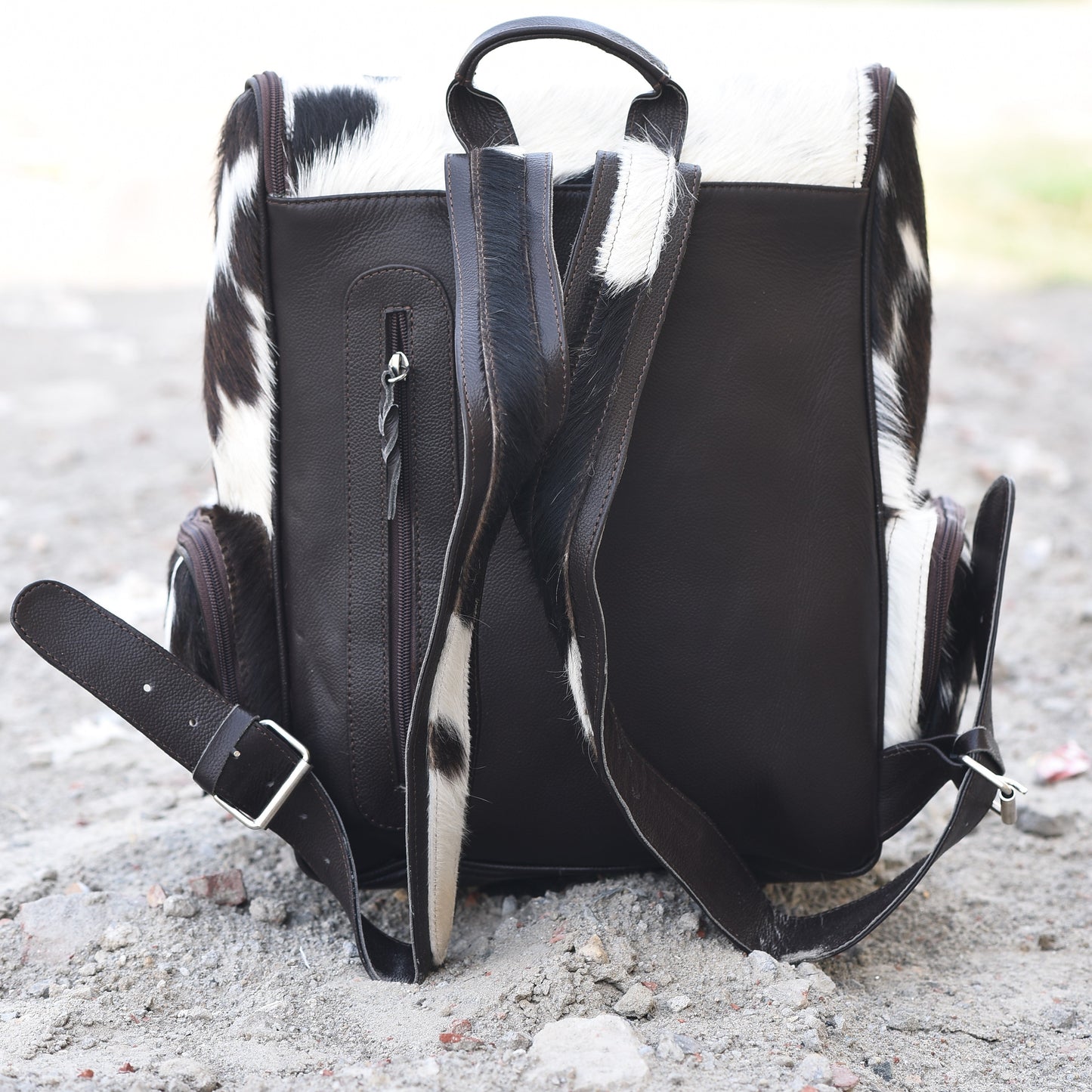 Cowhide Diaper Backpack: Luxury for Everyday Use" BP 1009