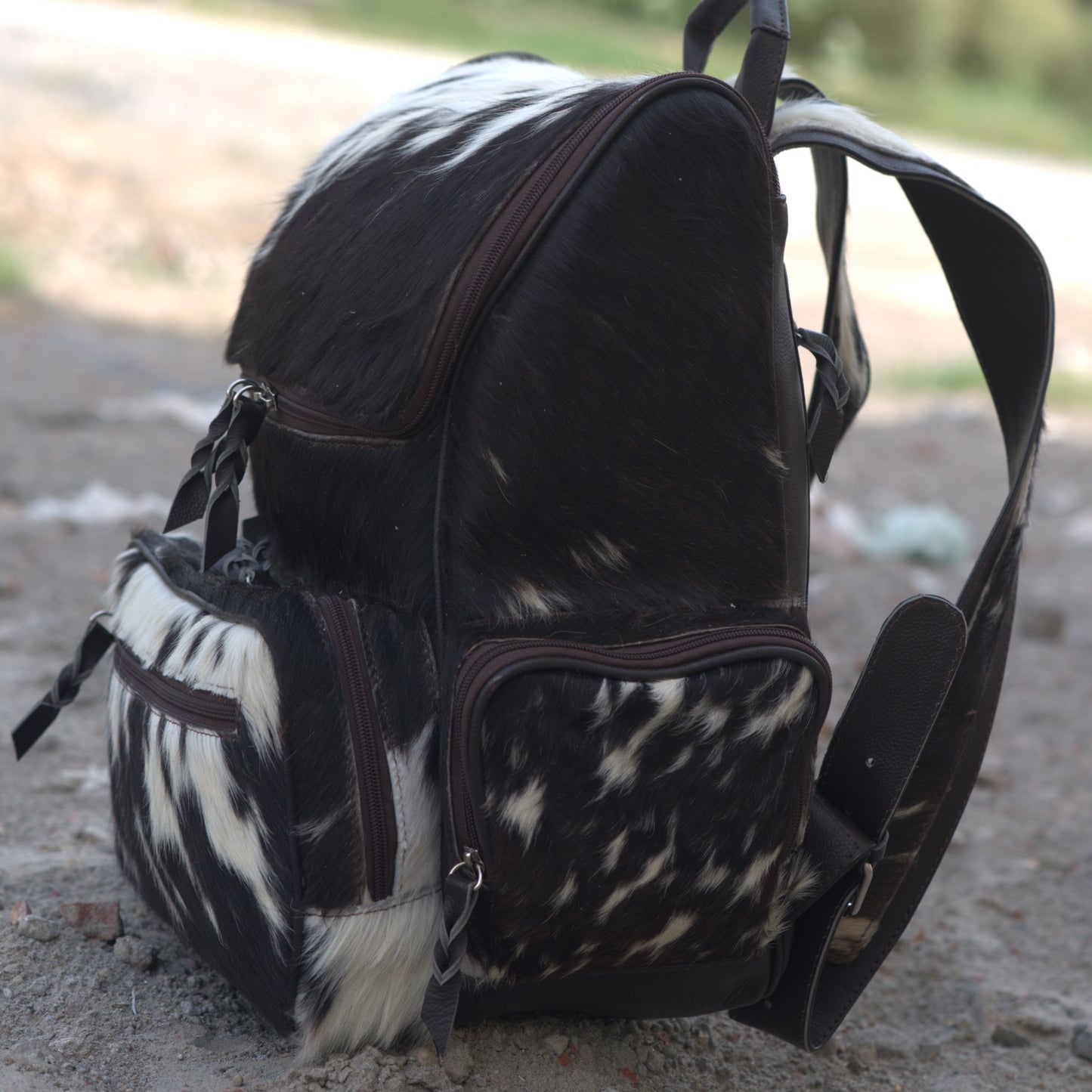 Cowhide Diaper Backpack: Luxury for Everyday Use" BP 1004