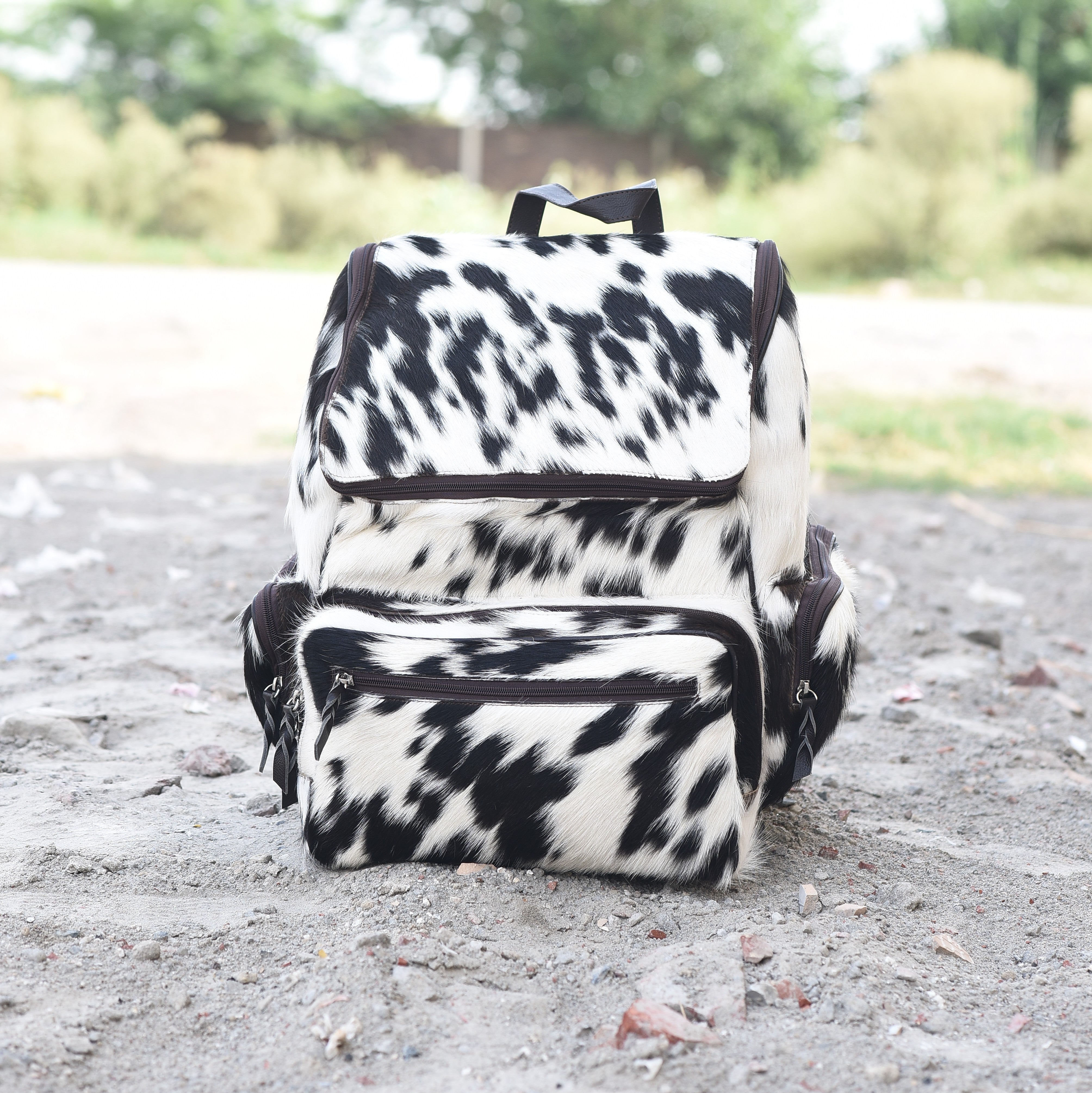 Practical Everyday Cowhide Leather Bag