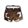 Women's Cowhide Shorts – Natural Pattern