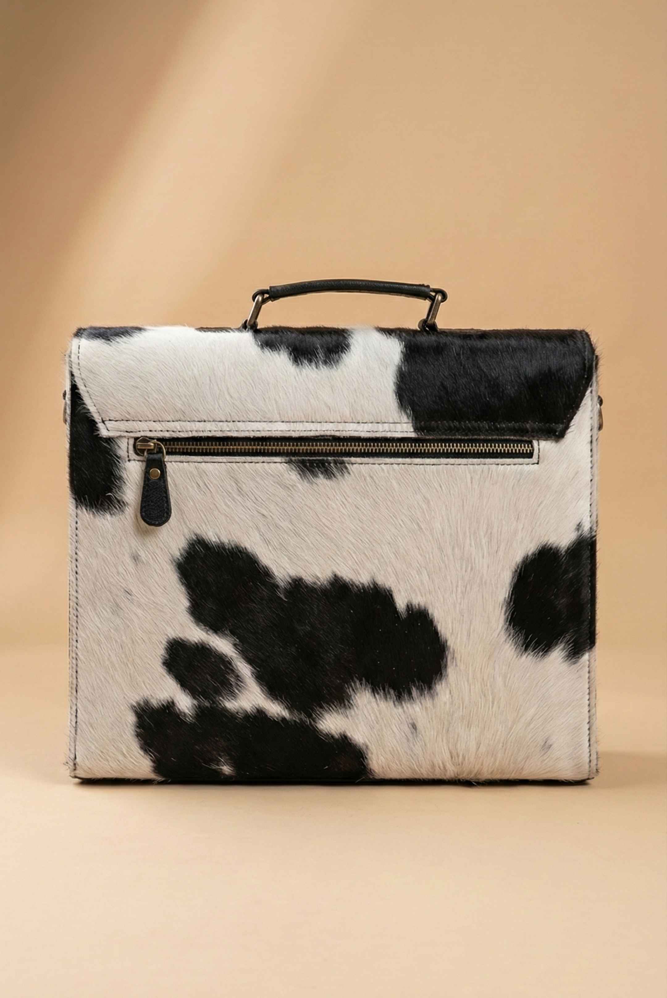 Cowhide Leather Laptop Bag - Premium Quality