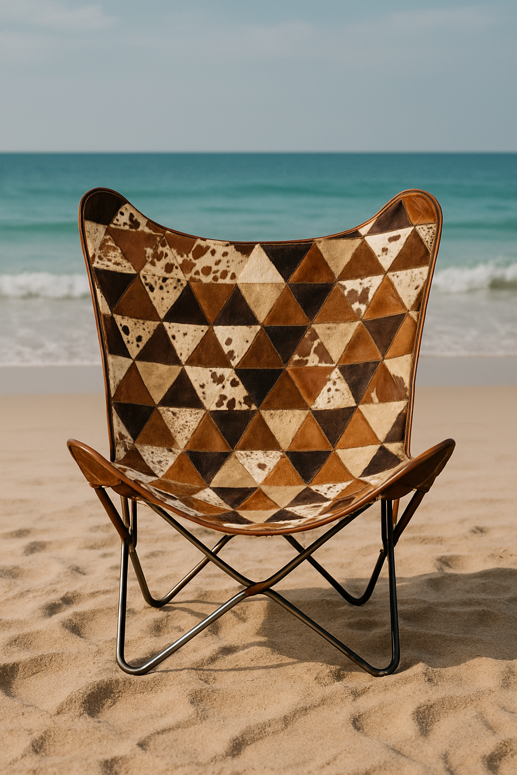 Cowhide Butterfly Chair