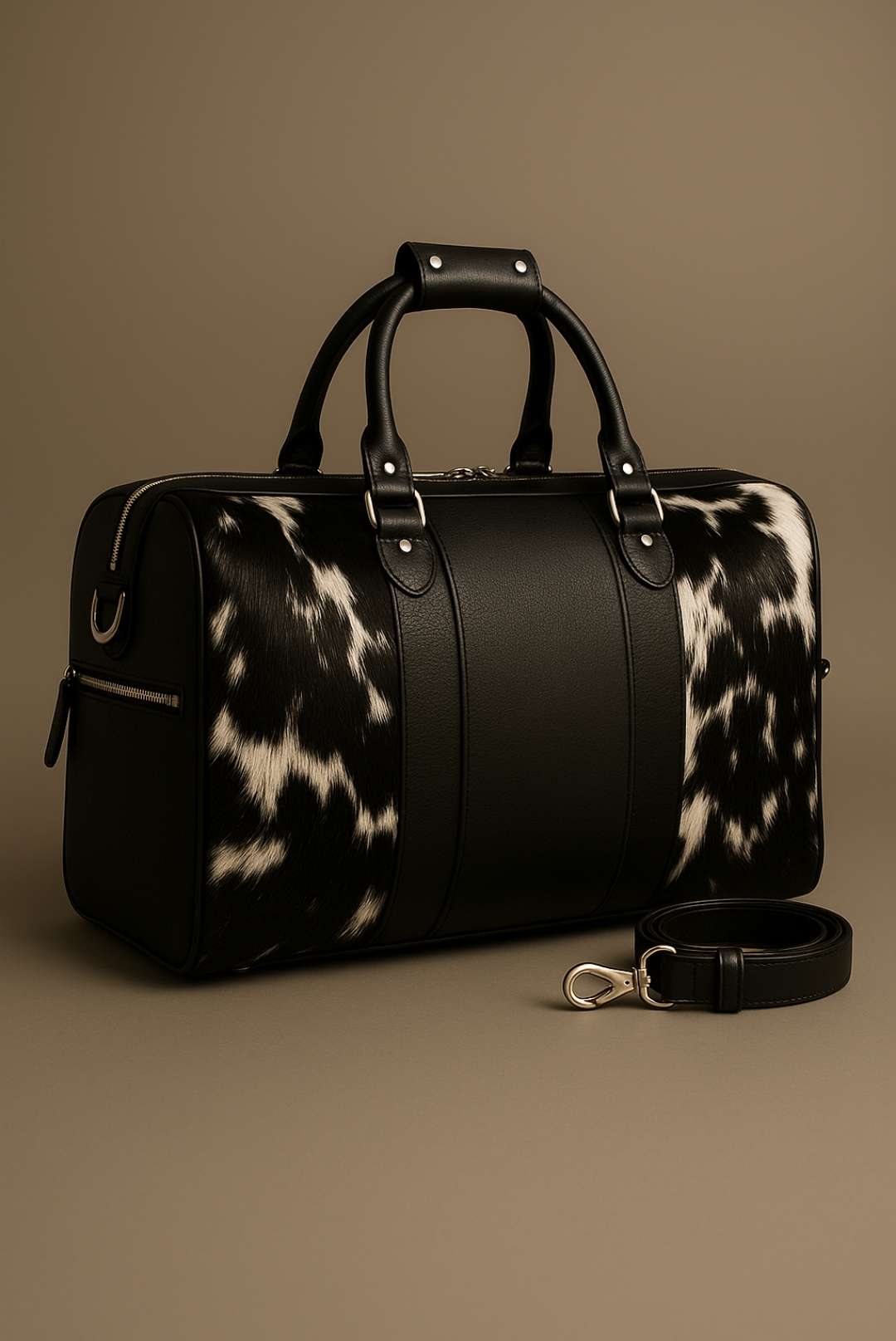 Cowhide Duffle Bag