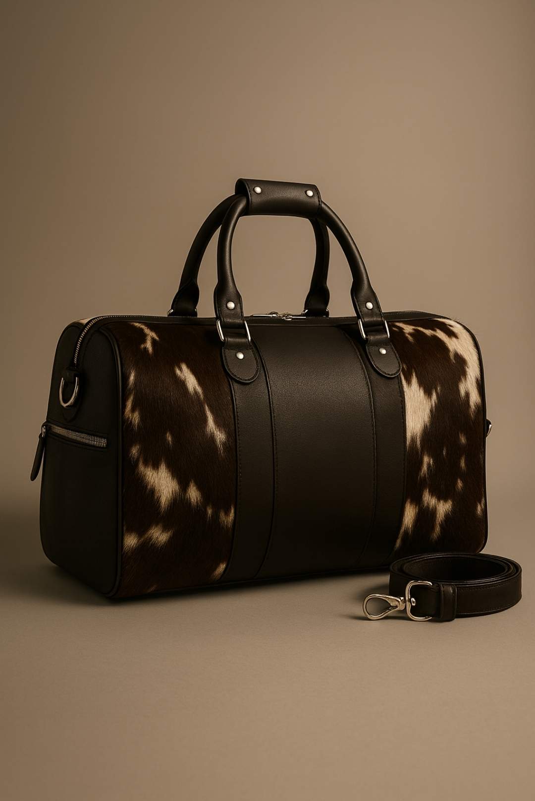 Cowhide Duffle Bag