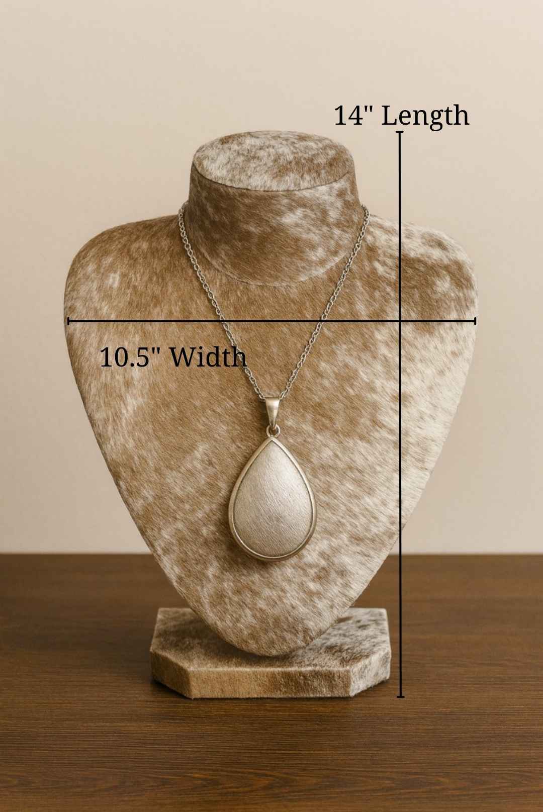 Cowhide Jewelry Display