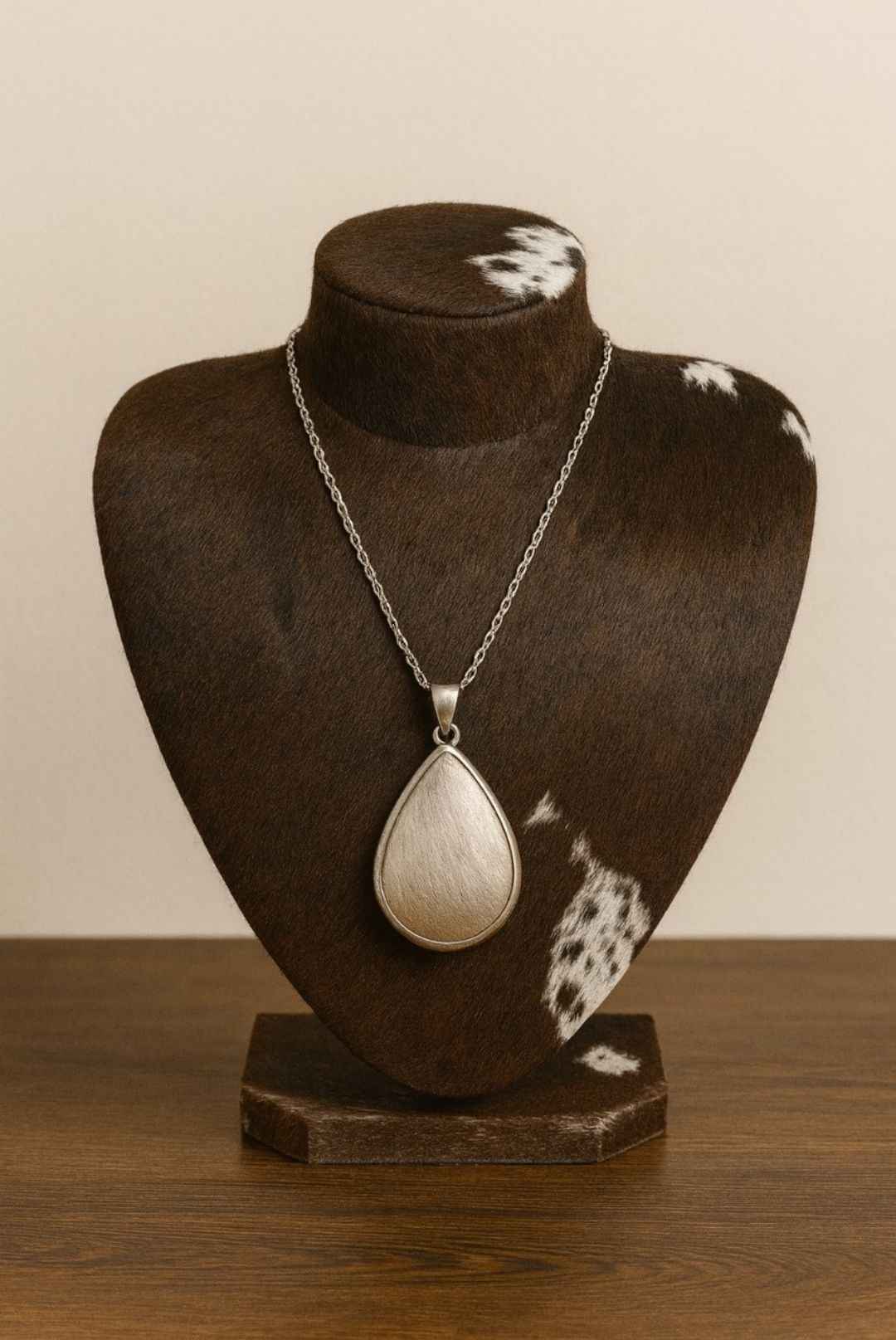 Cowhide Jewelry Stand