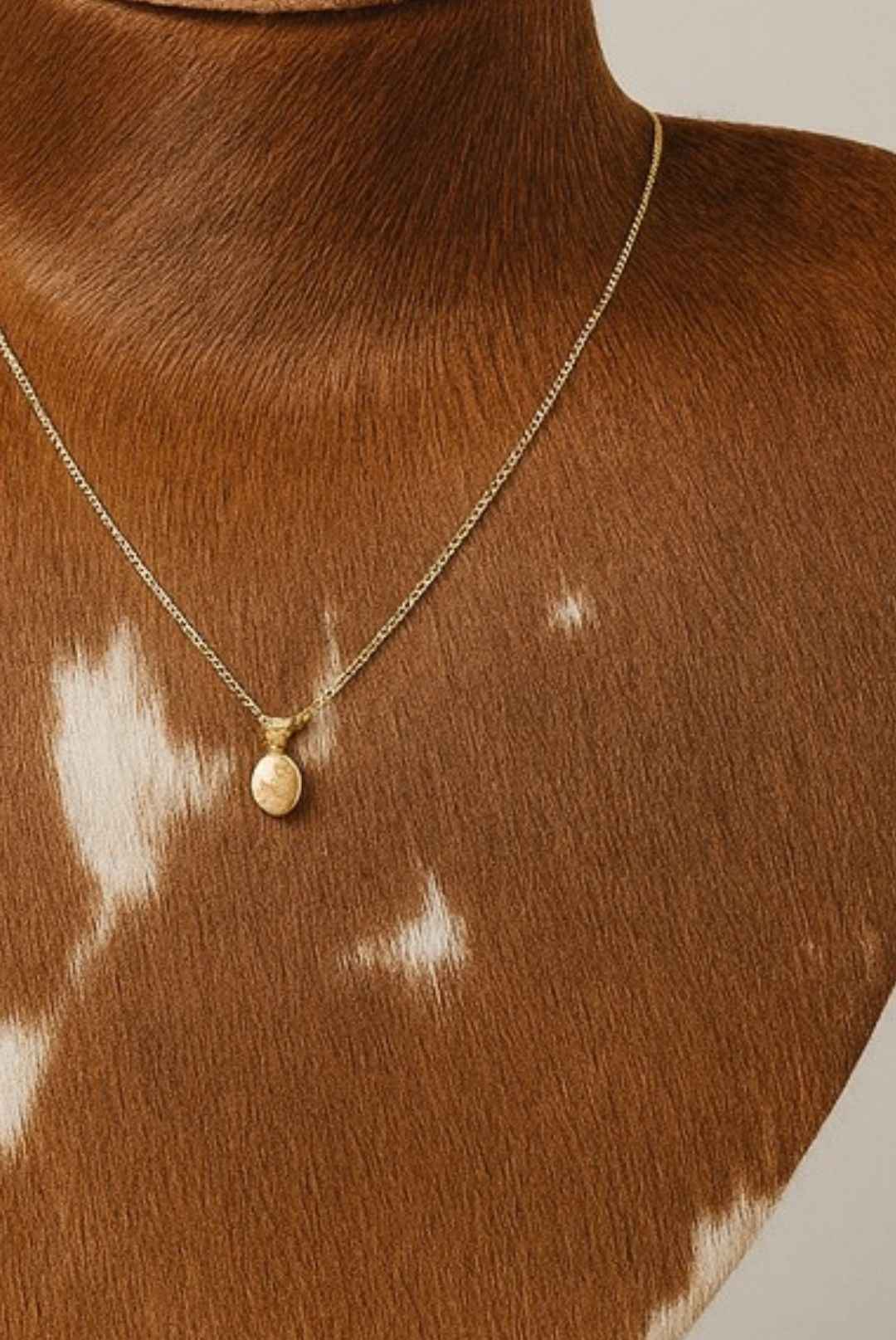 Cowhide Jewelry Stand