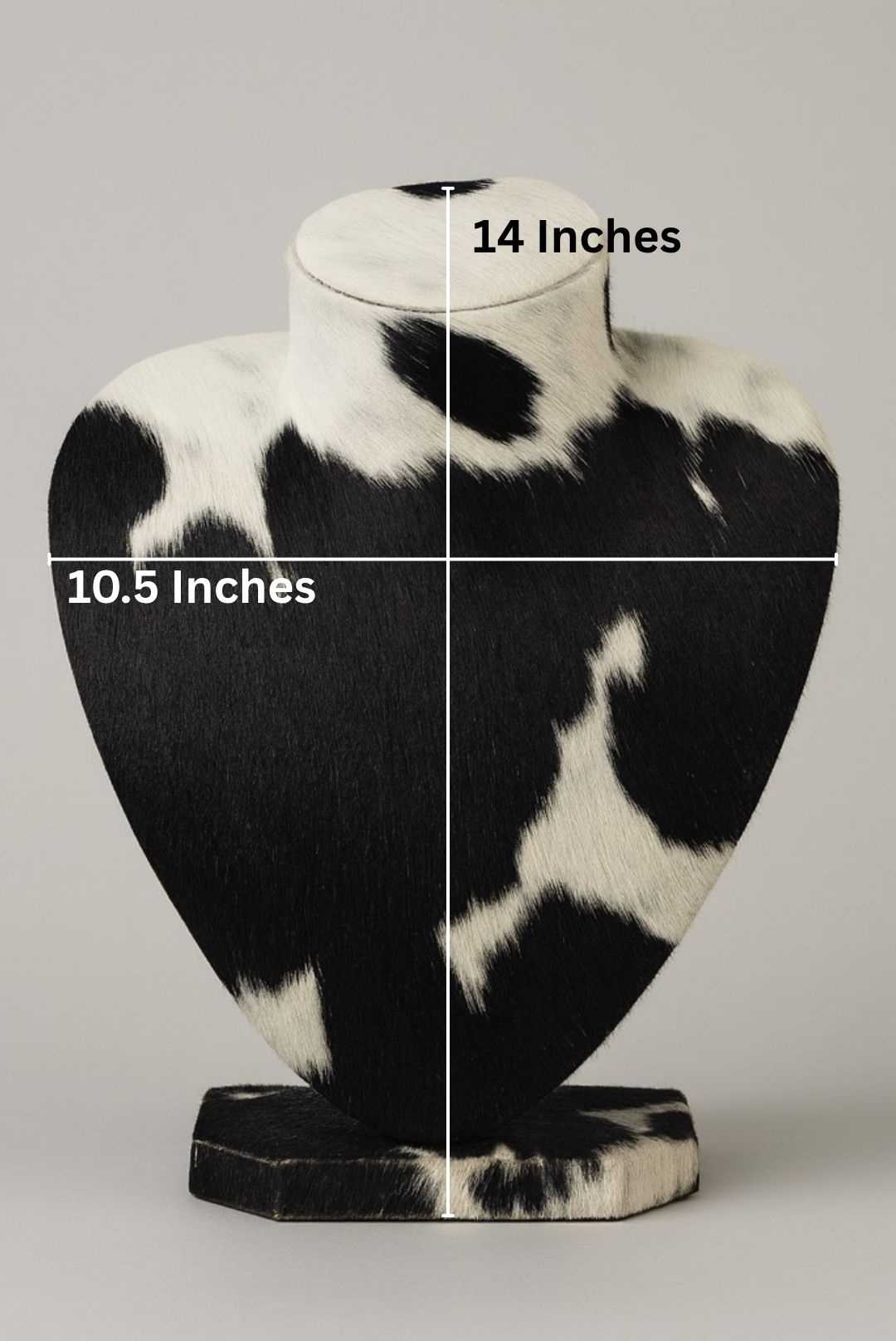 Cowhide Jewelry Stand