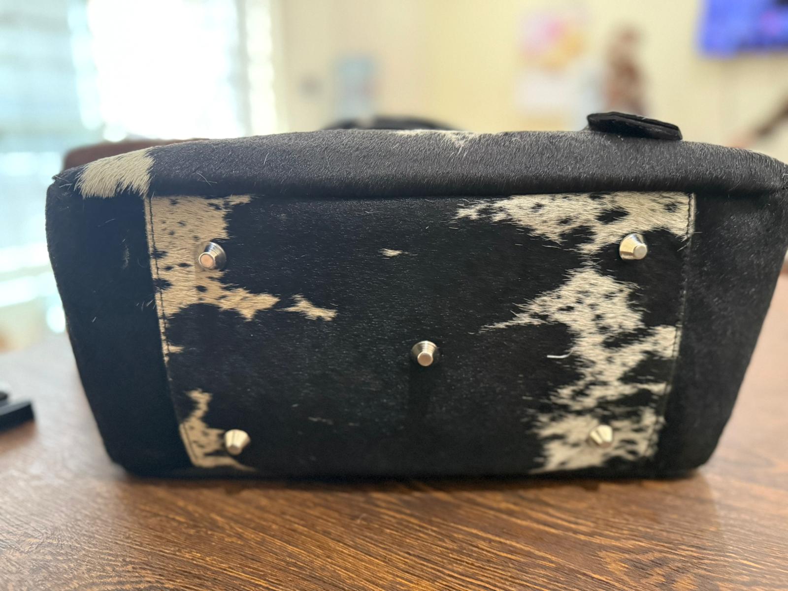 Cowhide Leather Handbag
