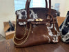 Cowhide Leather Handbag