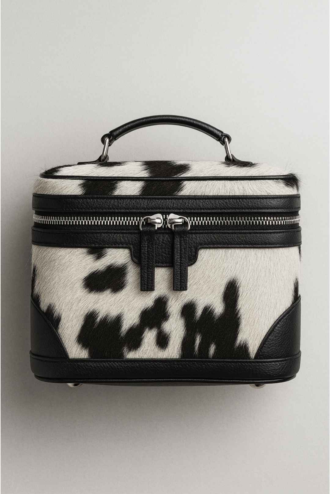 Cowhide Makeup Bag