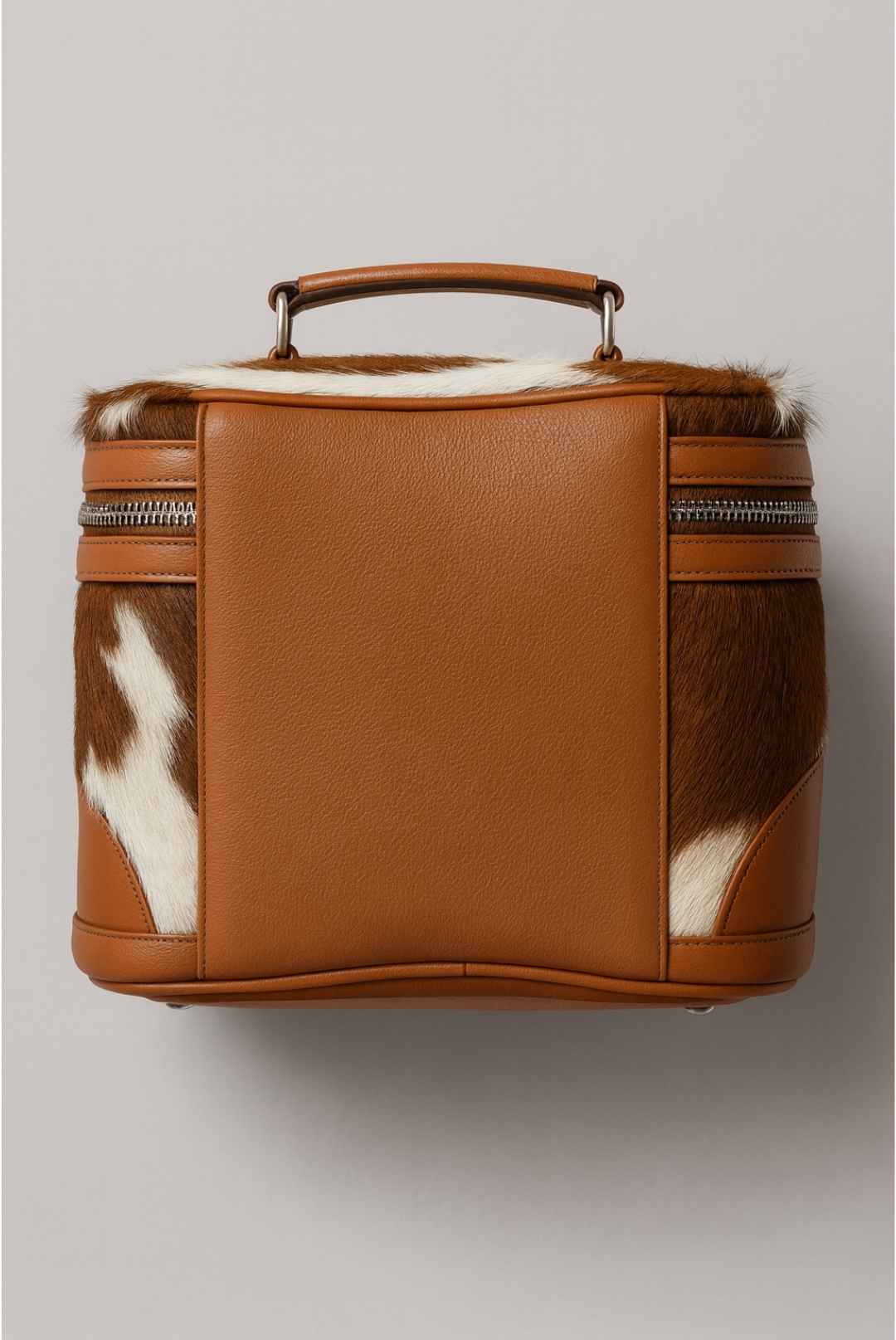 Cowhide Makeup Bag