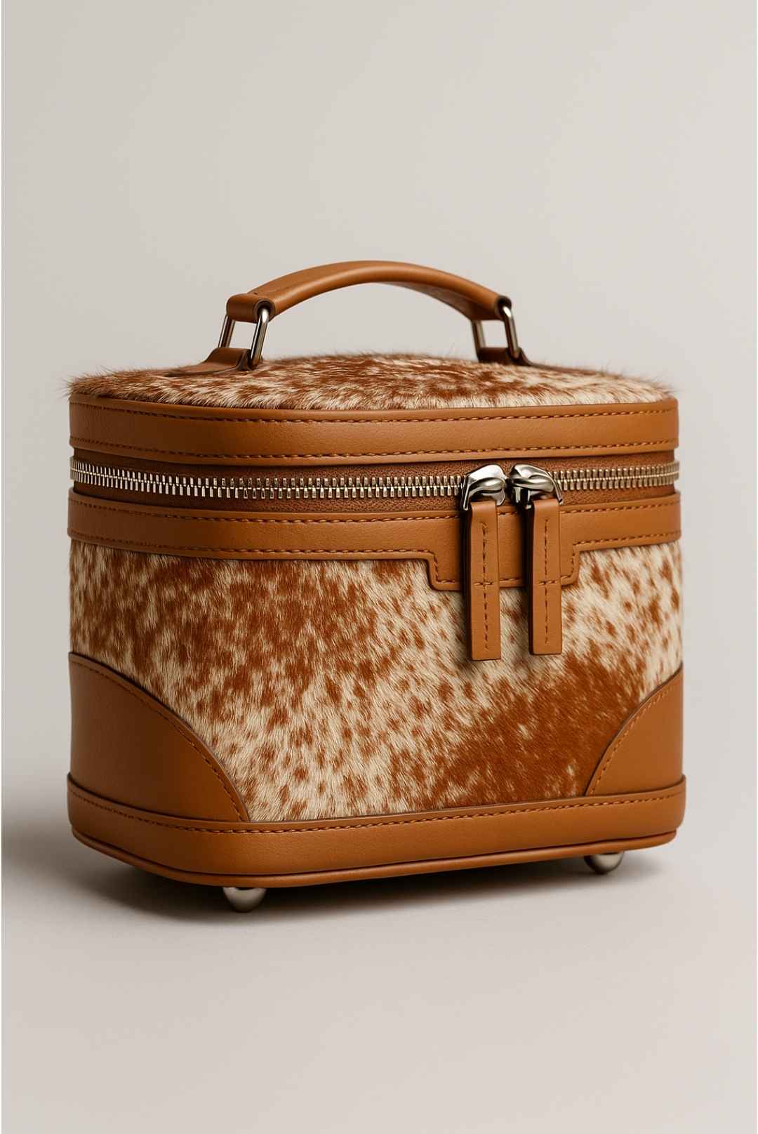Cowhide Jewelry Box – Travel Friendly Leather Organizer