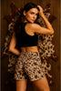 cowhide long shorts