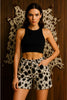 cowhide long shorts