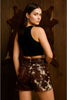 Hair-on-hide Cowhide Shorts