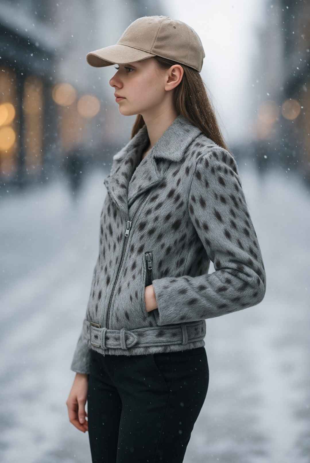 Hair on Hide Leather Jacket