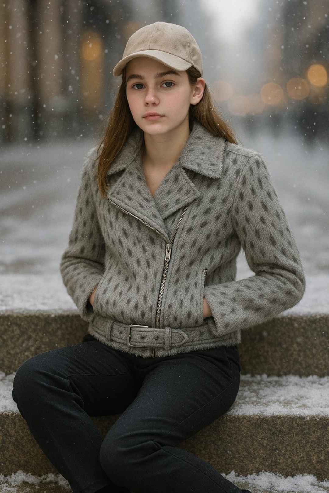 Hair on Hide Leather Jacket