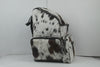 Hair-On Cowhide Backpack - Made with 100% Genuine Cowhide Leather