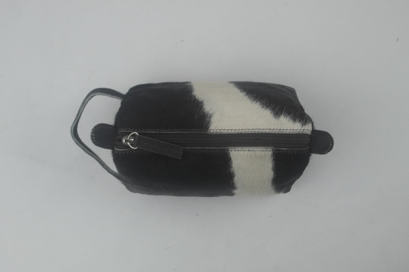 Cowhide Makeup Bag