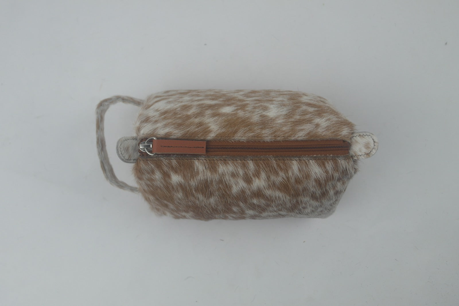 Cowhide Travel Shaving Bag