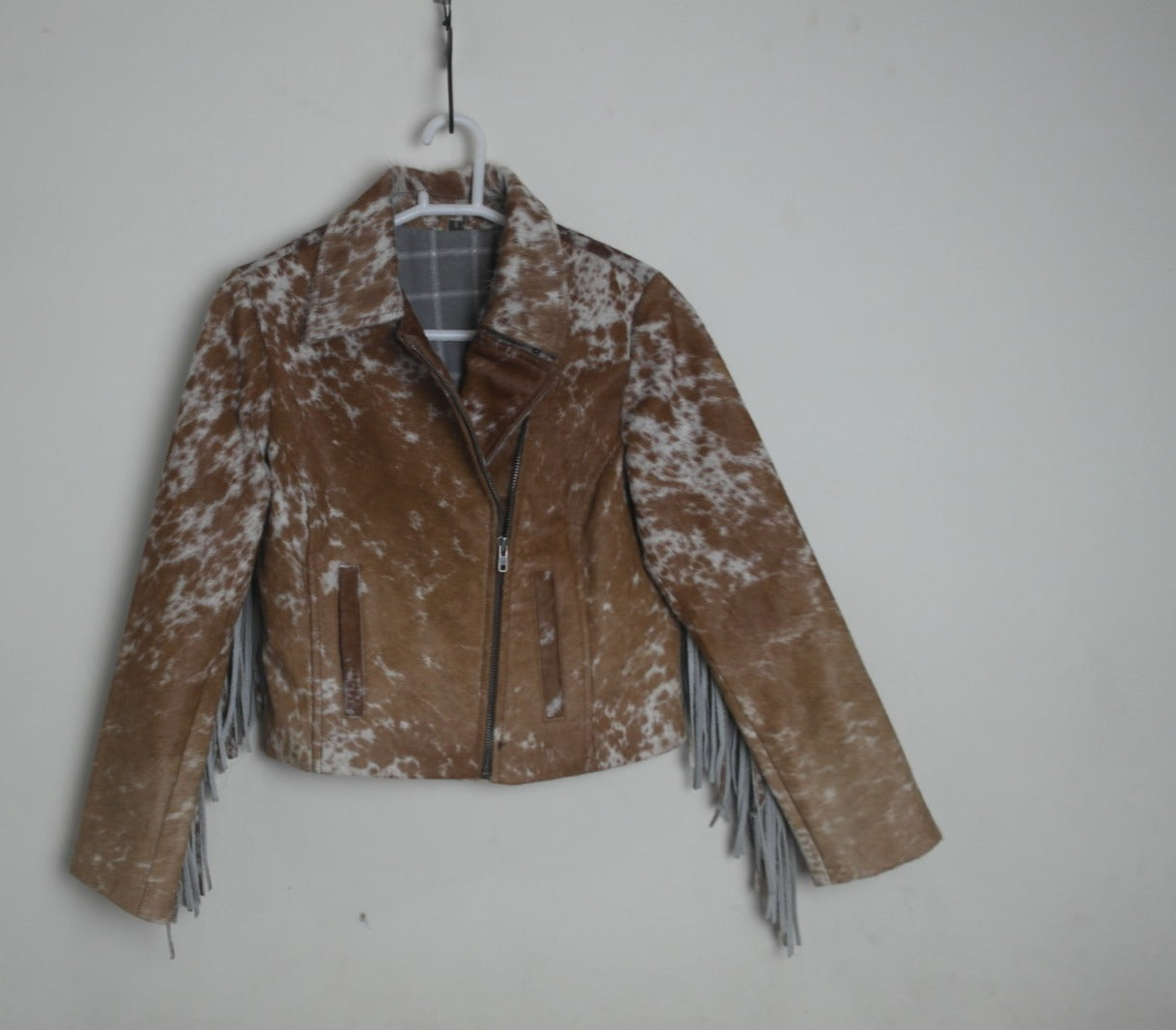 Women's Cowhide Fringe Jacket | Edgy & Fashionable