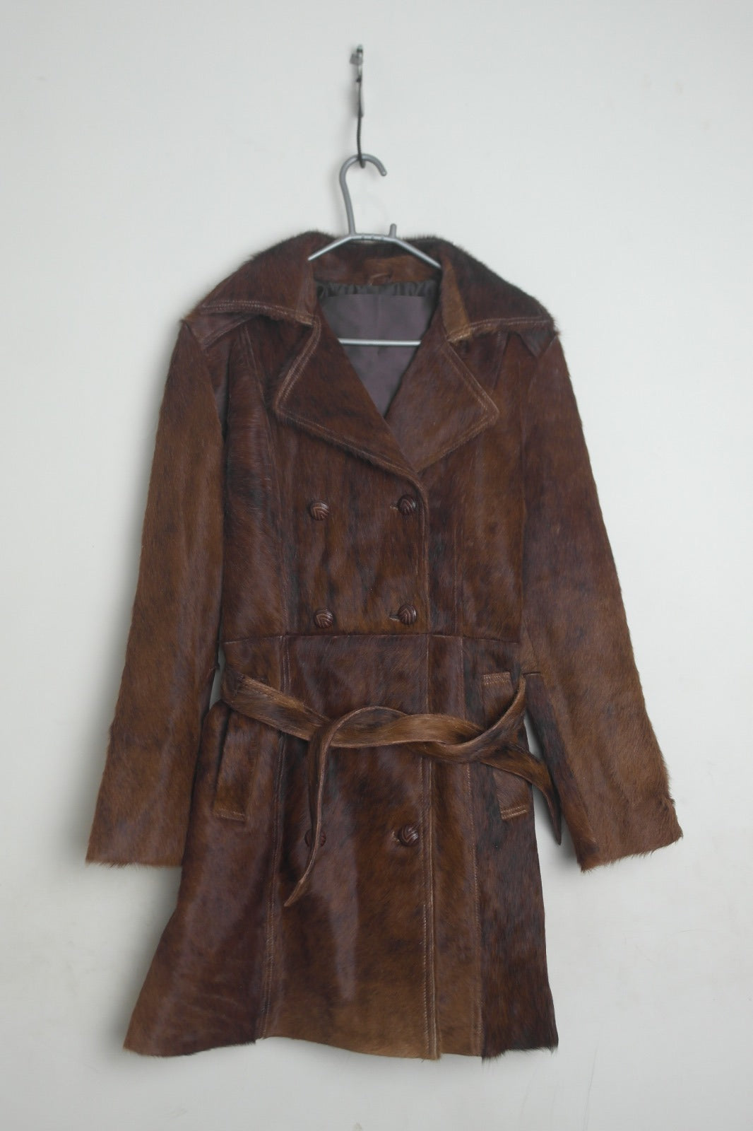 Cowhide Trench Coat