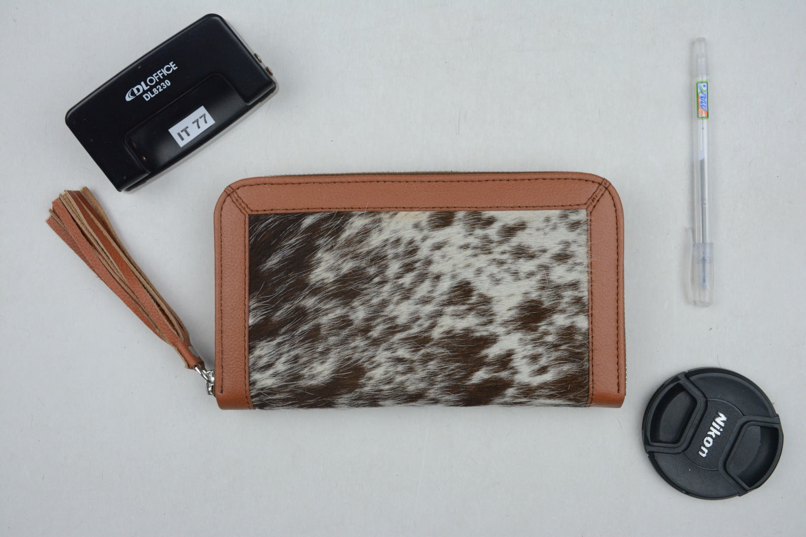 LAXURA sMALL- Handmade Hair-on Ladies Wallet