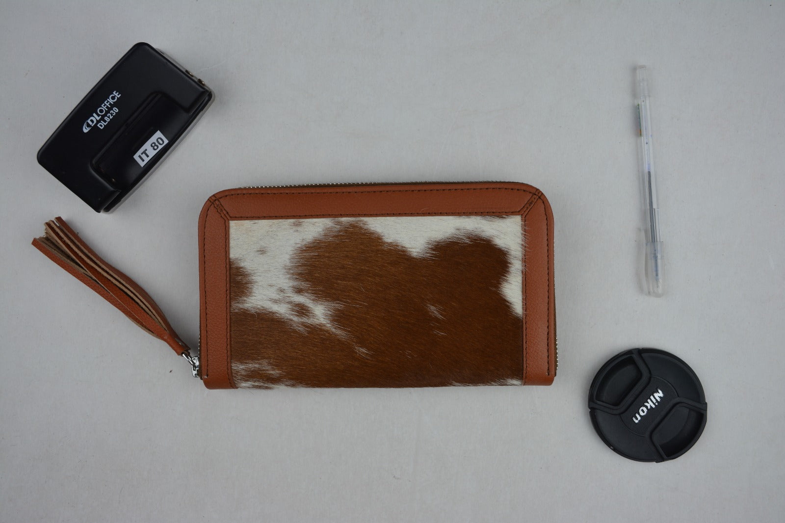 LAXURA sMALL- Hair-on Hide Fur Cowhide Leather Wallet