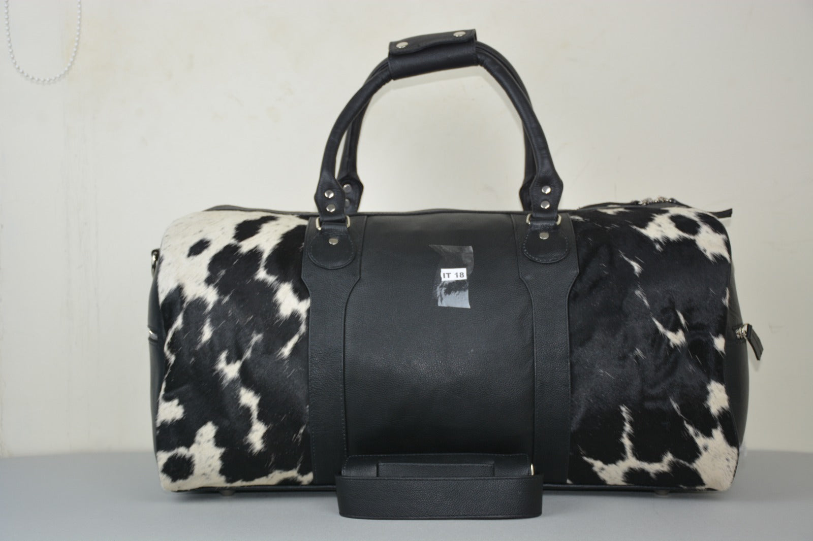 CowHide Duffle Bag/  Travelling Bag