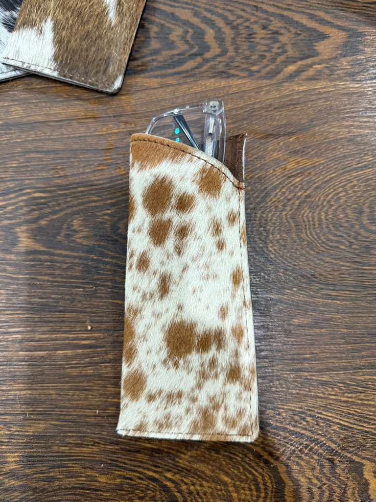 Cowhide Leather Glasses Case – Soft Protective Sleeve