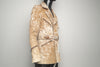 Cowhide Leather Trench Jacket - A Bold Elegance