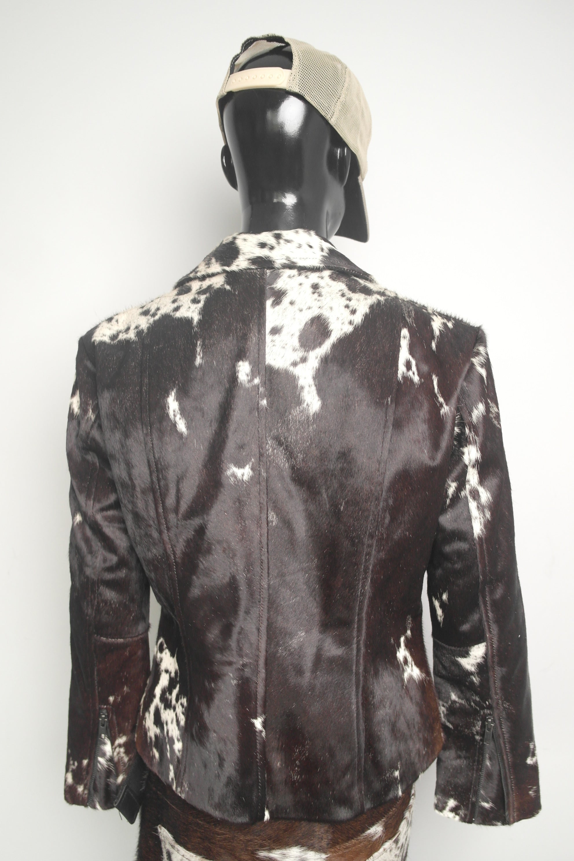 Cowhide Leather Jacket - Fashion-focused for Women