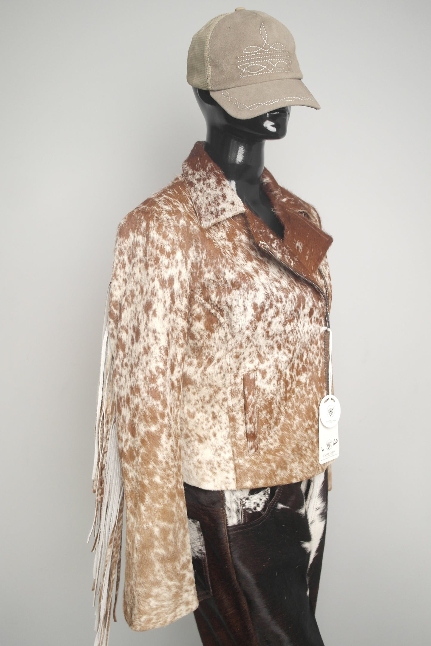 Unique Hair on Hide Cowhide Jacket for Women