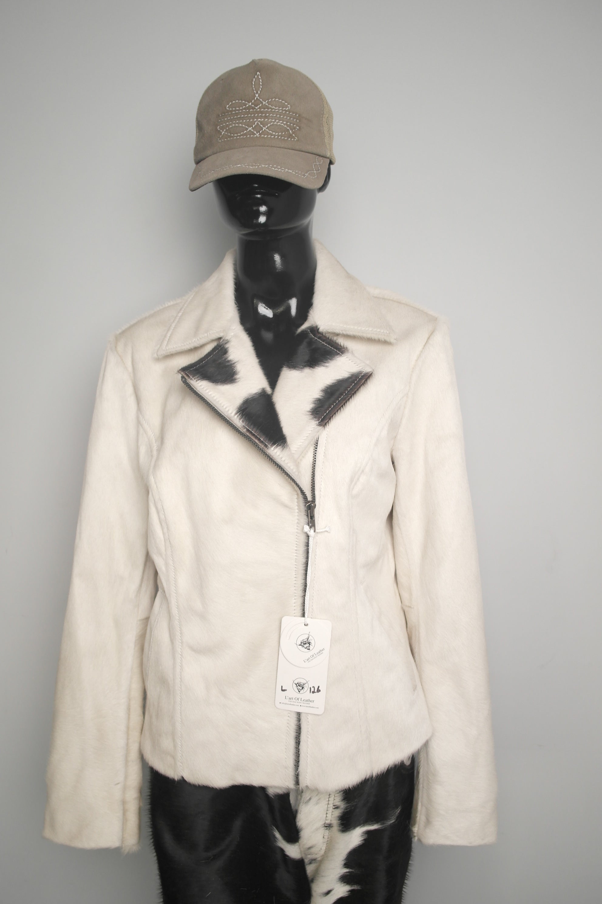 Sophisticated Women’s Cowhide Leather Jacket