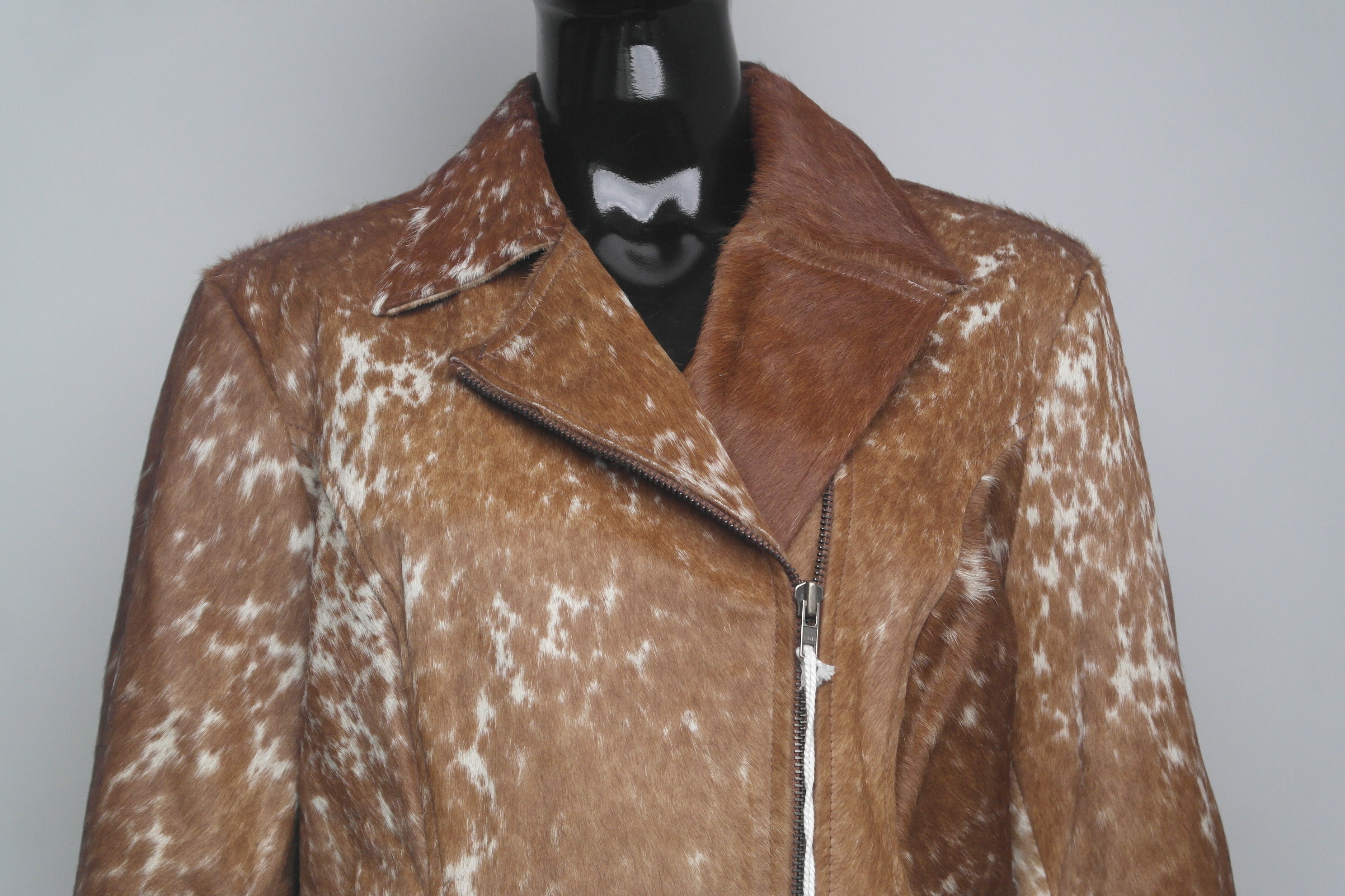 Authentic Cowhide Leather Jacket - Refined and Boho