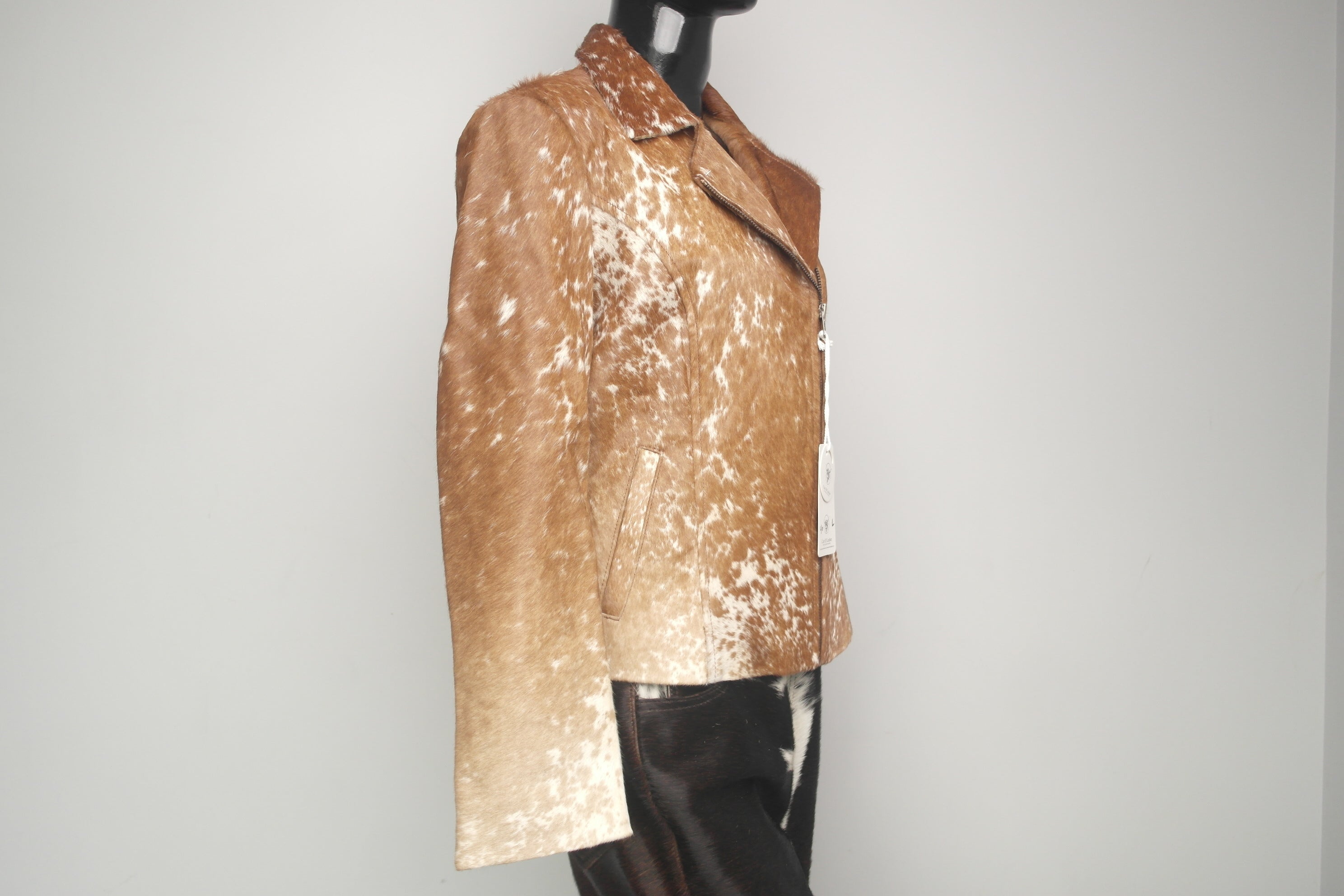 Authentic Cowhide Leather Jacket - Refined and Boho