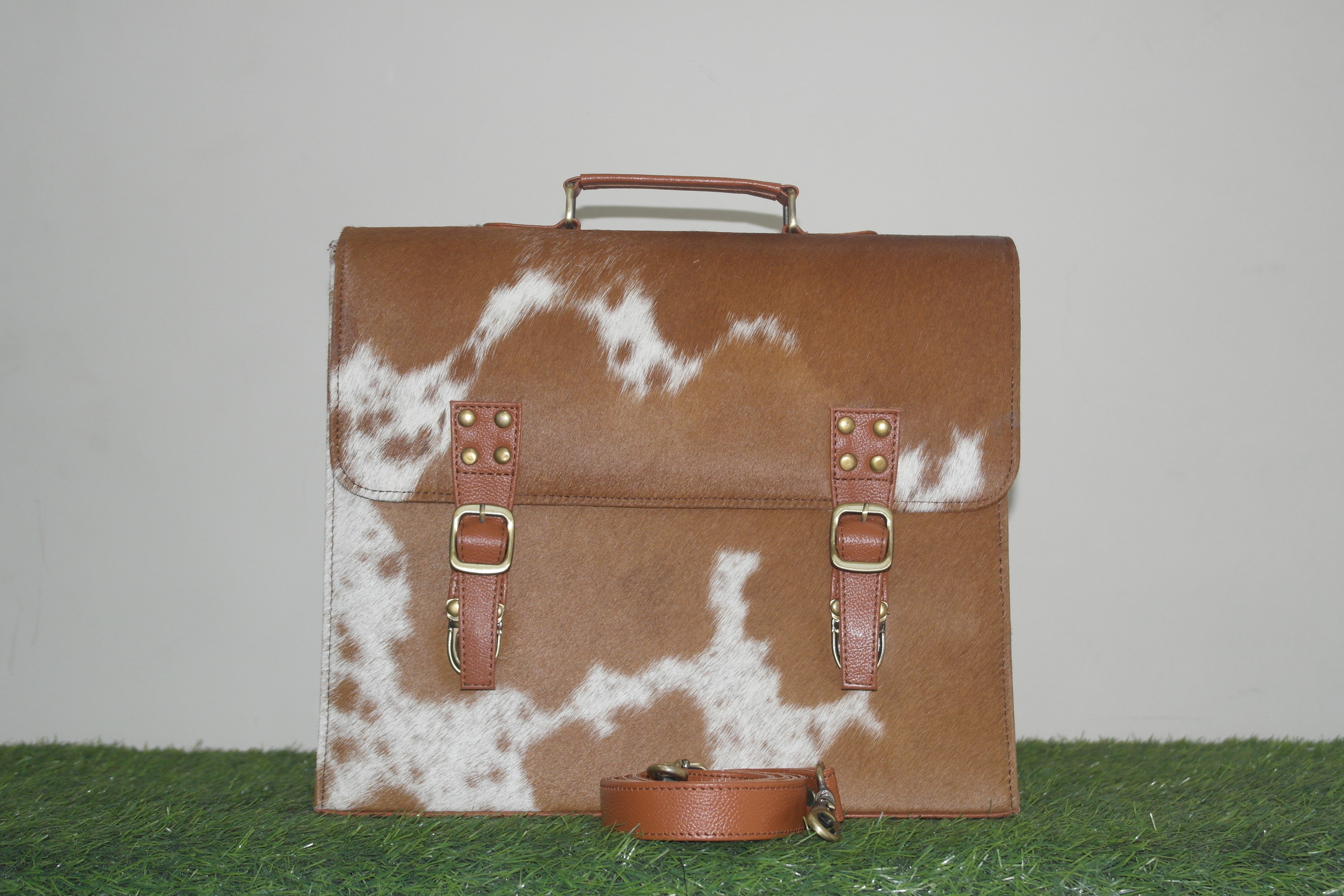 Cowhide Hairon Laptop Bags