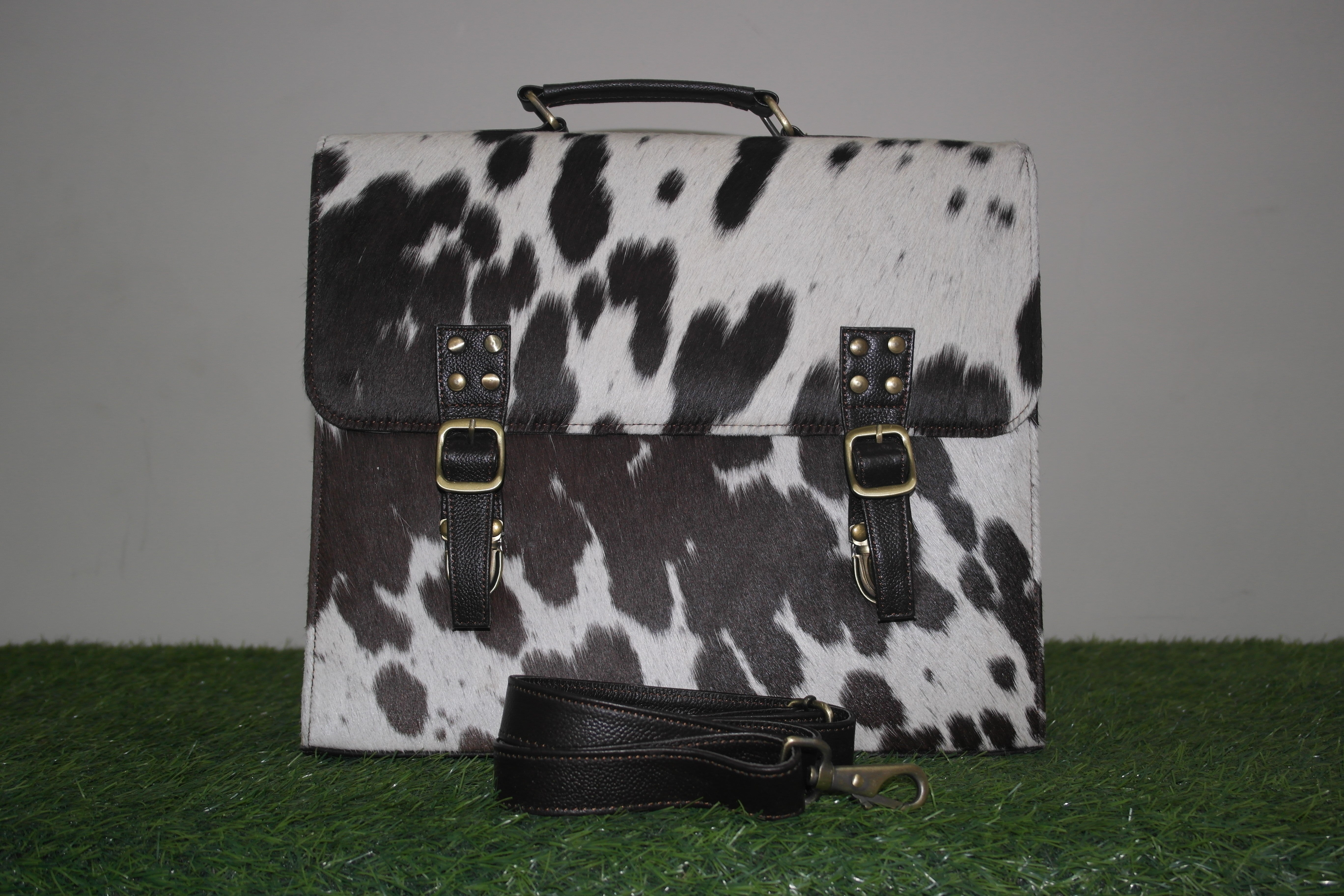 Cowhide Hairon Laptop Bags