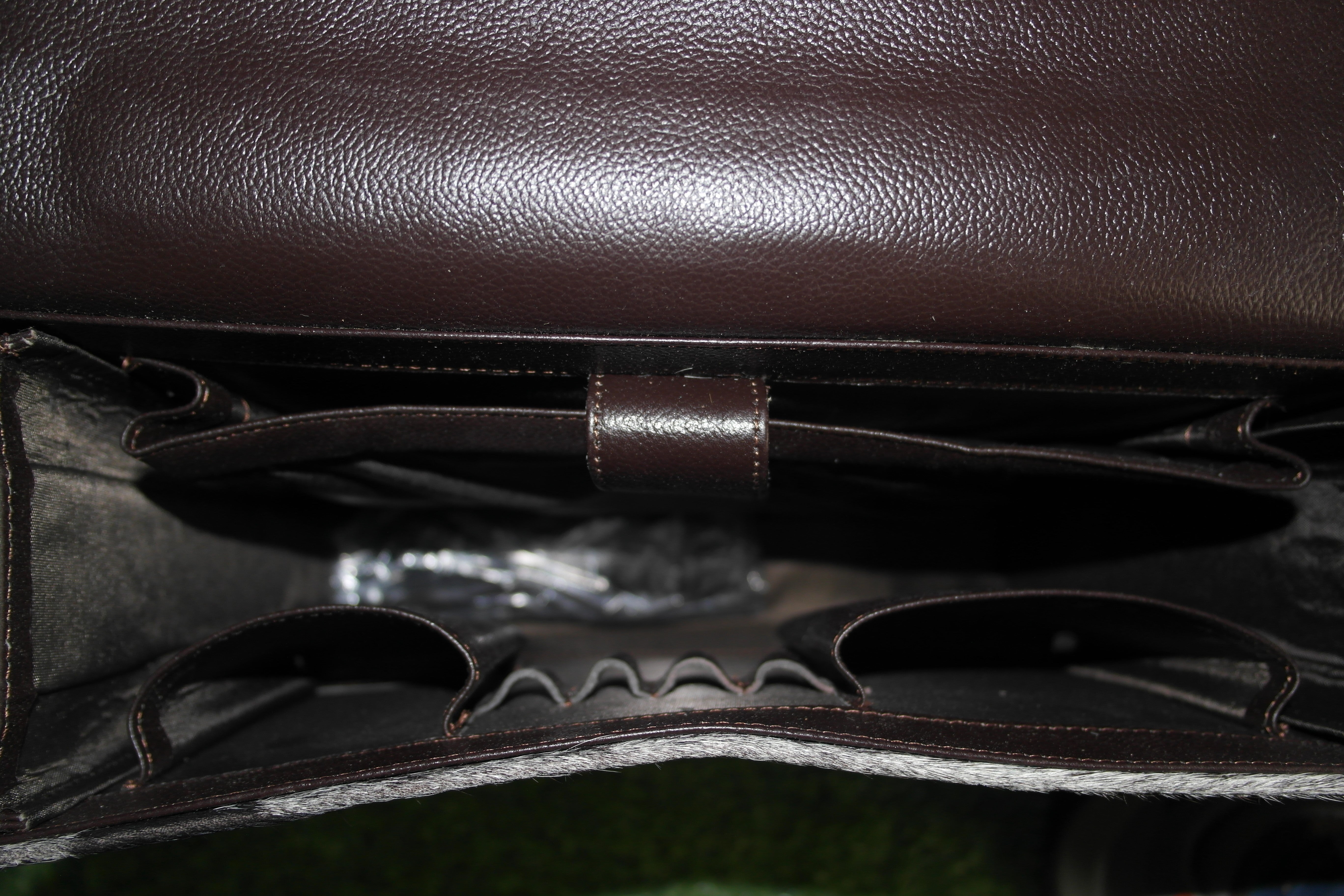 Cowhide Hairon Laptop Bag/Documents Bags