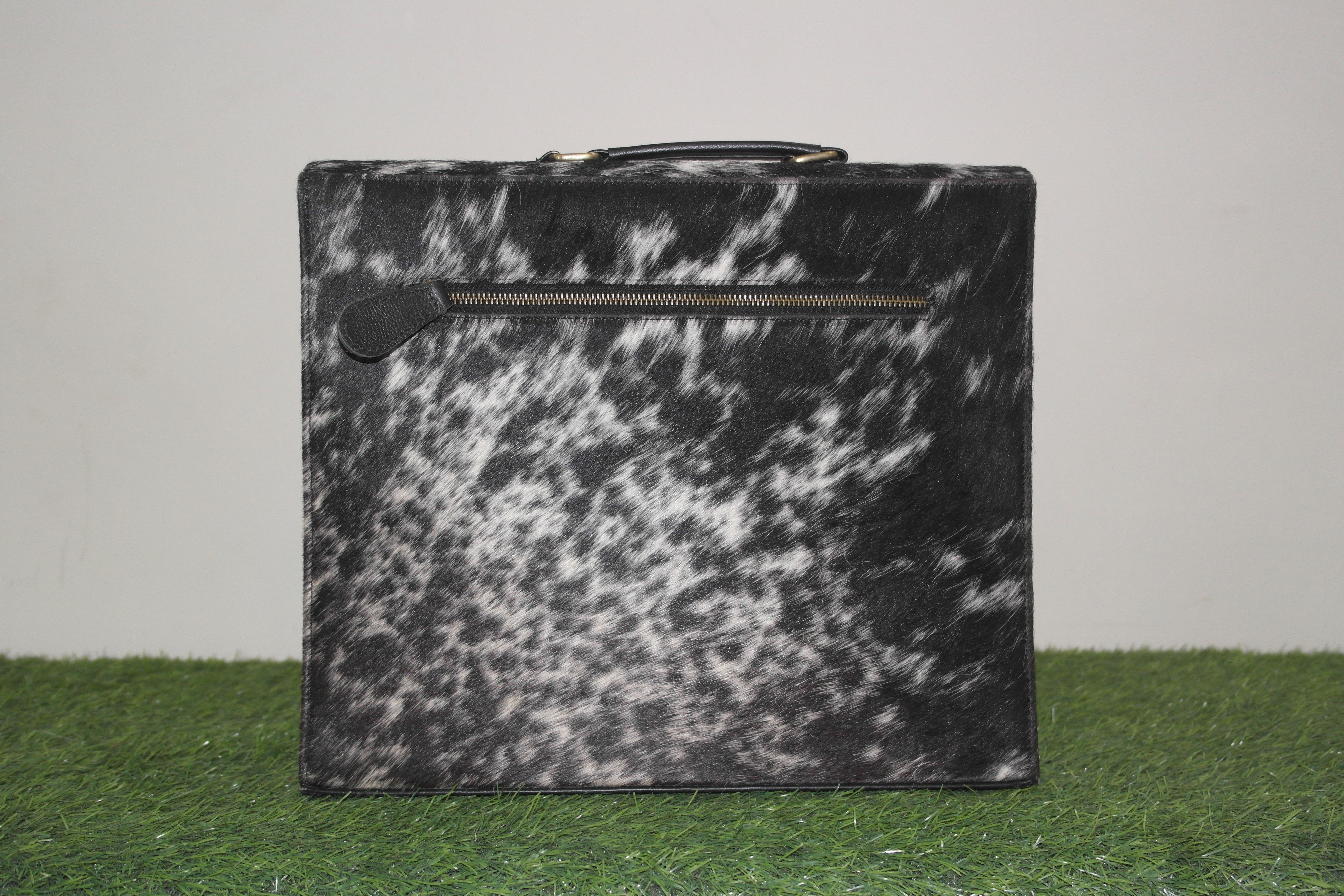 Cowhide Hairon Laptop Bag