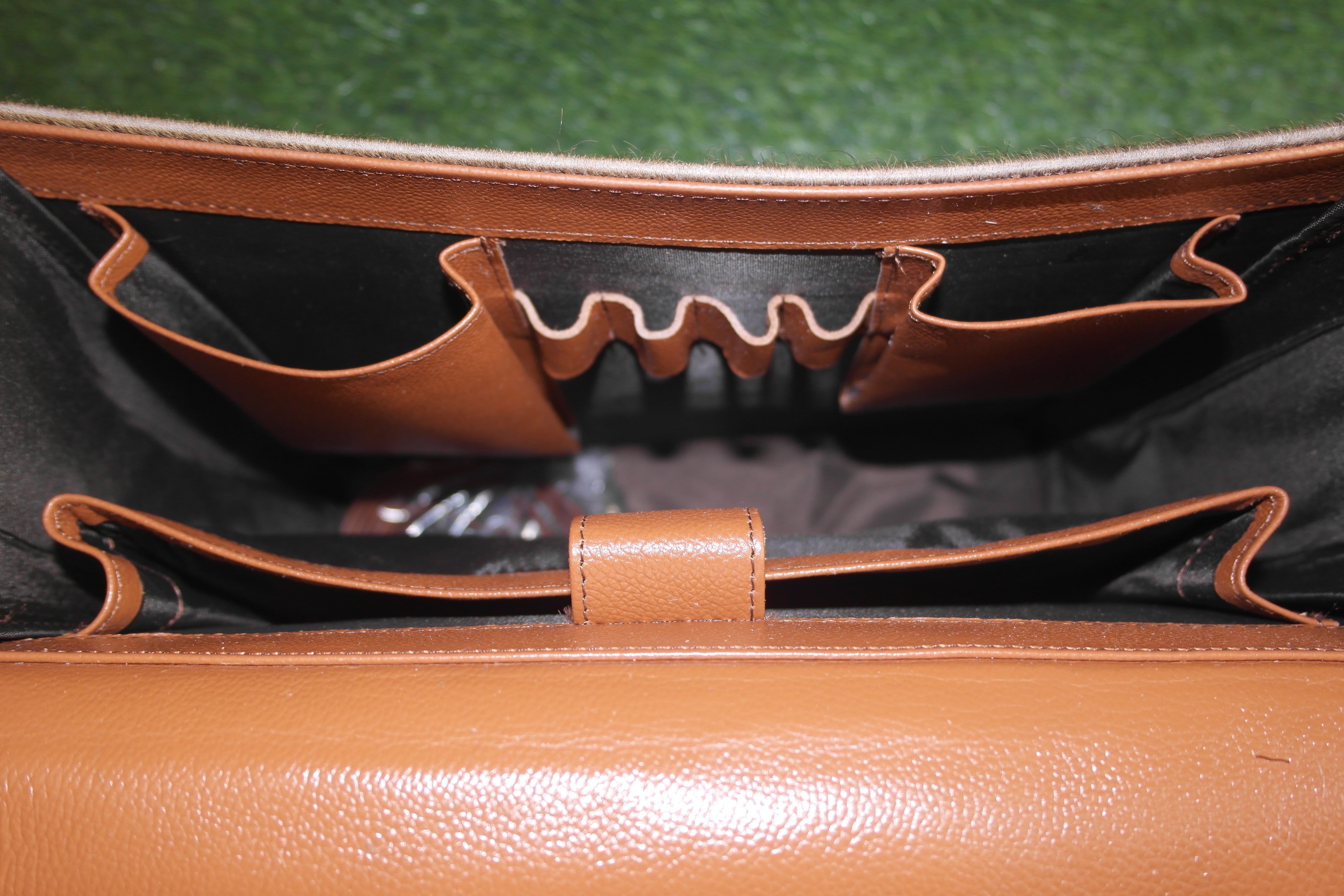 Cowhide Hairon Laptop/Hand Bag