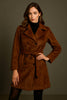 Leather Cowhide Trench Coat
