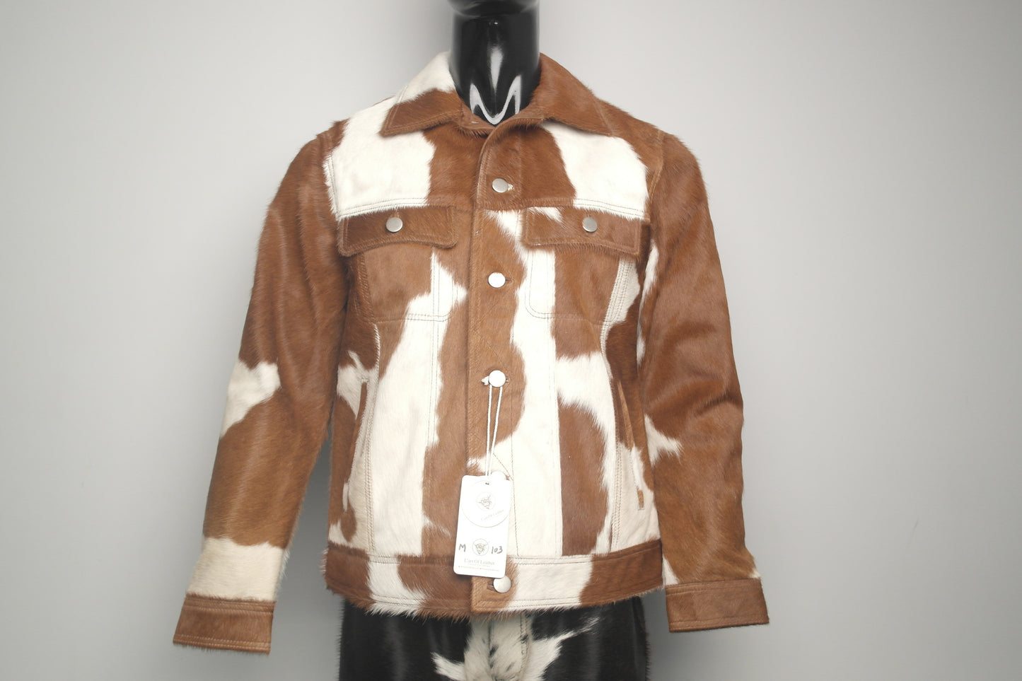 Unique Hair on Hide Cowhide Jacket for Women